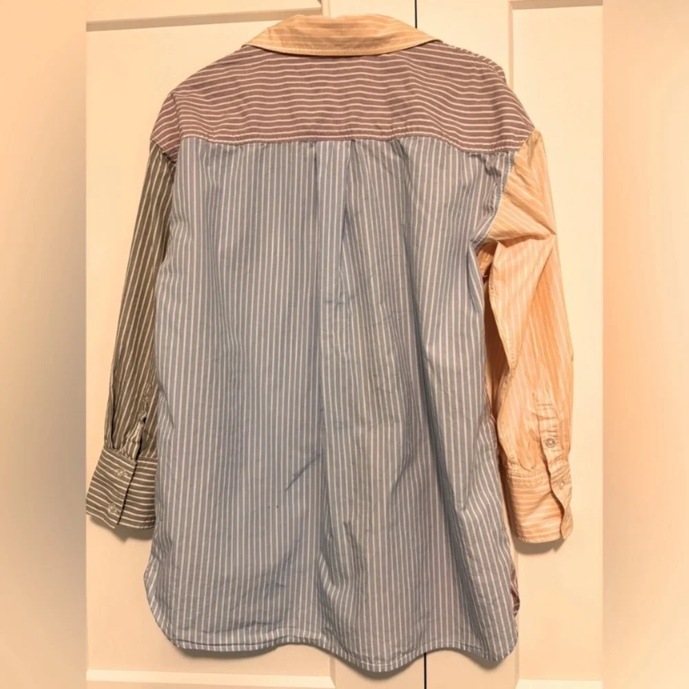 Multicolor Striped Women’s shirt, size L. - Picture 2 of 6